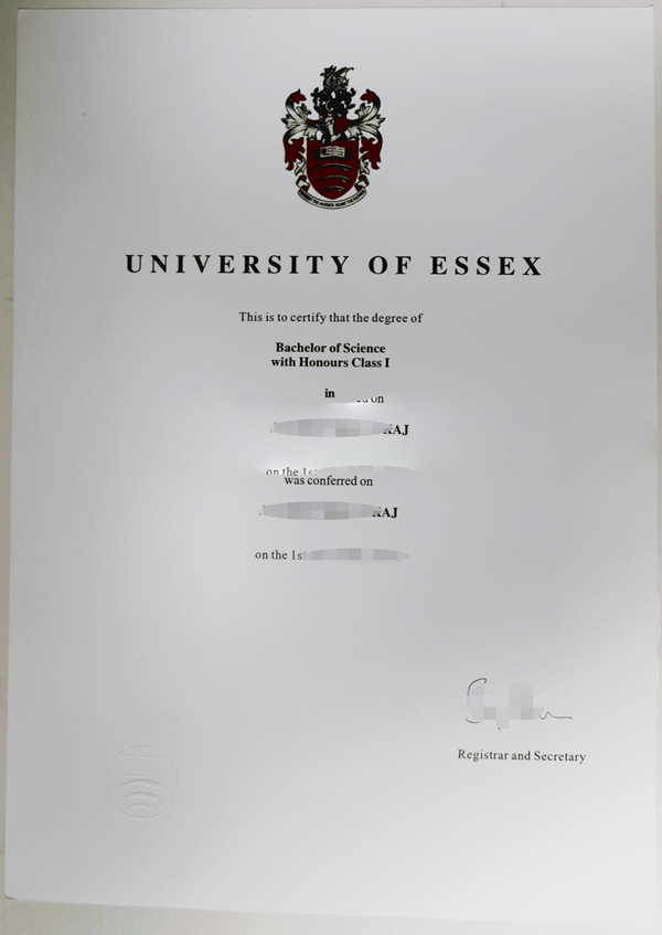 英国埃塞克斯大学毕业证